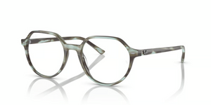 8356 - Striped Green with Clear Lenses