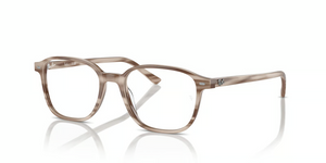 8357 - Striped Beige with Clear Lenses