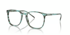 8362 - Striped Green with Clear Lenses