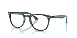 8394 - Transparent Fantasy Blue & Grey with Clear Lenses