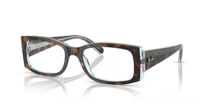 8401 - Dark Havana On Multicolor with Clear Lenses
