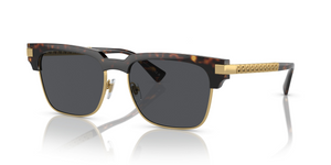108/87 - Havana with Clear Gradient Red Lenses
