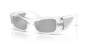 148/8V - Crystal with Clear Mirror Silver Lenses