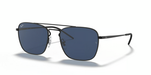 901480 - Rubber Black with Dark Blue Lenses