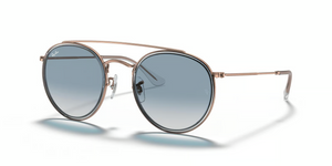 90683F - Copper with Light Blue Gradient Lenses