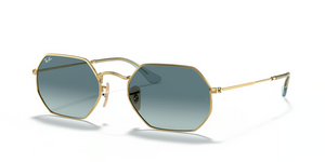 91233M - Arista Gold with Blue Gradient Lenses