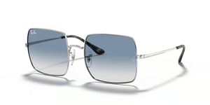 91493F - Silver with Light Blue Gradient Lenses