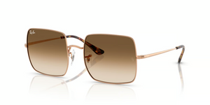 920251 - Rose Gold with Clear Gradient Brown Lenses