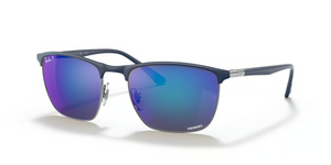 92044L - Blue On Gunmetal with Polarized Blue Lenses
