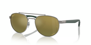 92696O - Gunmetal with Polarized Green & Gold Lenses