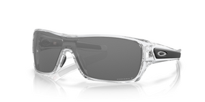930716 - Polished Clear with Prizm Black Polarized Lenses
