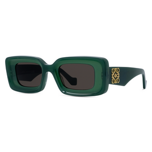 95E - Shiny Green with Brown Lenses