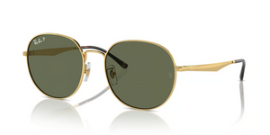 001/9A - Arista Gold with Polarized Dark Green Lenses