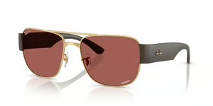 001/AL - Arista Gold with Polarized Wine Lenses