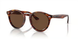 954/AN - Striped Havana with Polarized Brown Lenses