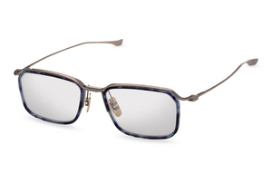 DTX423-A-03 Antique Gold - Navy Tortoise with Clear Lenses