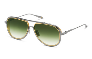 DTS188-A-02 Antique Silver - Yellow Gold with Green to Clear Gradient Lenses