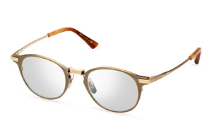 DTX166-A-02 Antique Yellow Gold - Antique White Gold with Clear Lenses