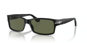 95/58 - Black with Polarized Green Lenses