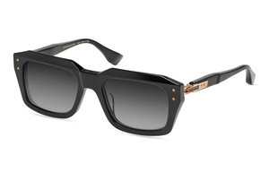 DTS464-A-01 Black - White Gold with Dark Grey to Clear Gradient Lenses