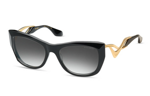 DTS438-A-01 Black - Yellow Gold with  Dark Grey to Clear Gradient Lenses
