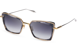DTS405-A-01 Black Haze - Yellow Gold with Dark Grey to Clear Gradient Lenses