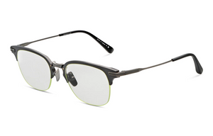 DTX424-A-02 Black Iron - Antique Silver with Clear Lenses