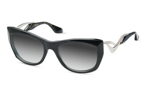 DTS438-A-02 Black Pearl - Silver with Dark Grey to Clear Gradient Lenses