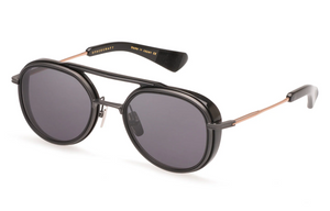 19017-B-BLK-RGD-52-Z Black/Rose Gold with Grey Lenses