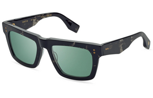 DTS712-A-03 Black Tortoise with Vintage Green Lenses