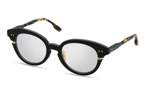 DTX730-A-01 Black - Yellow Gold - Edo Tortoise with Clear Lenses