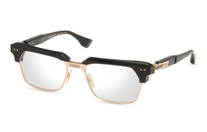DTX443-A-01 Black - White Gold with Clear Lenses