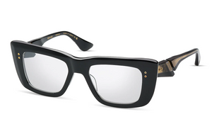 DTX437-A-01  Black - Yellow Gold with Clear Lenses