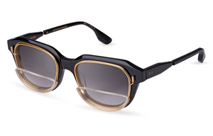 DTS707-A-01 Black - Yellow Gold with Grey to Clear Gradient Lenses