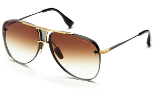 DRX-2082-B-BLK-GLD-62-Z Black/Gold with Brown Gradient Lenses