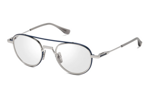 DTX189-A-03 Blue Iron - Shiny Silver with Clear Lenses