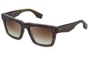 DTS712-A-02 Brown Swirl to Crystal Brown with Dark Brown to Clear Gradient Lenses