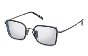 DTX172-A-03 Brushed Black Palladium - Matte Navy with Clear Lenses