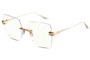 DTX155-A-02 Brushed Rose Gold - Silver with Clear Lenses