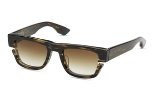 DTS122-53-07 Burnt Timber - Yellow Gold with Brown to Clear Gradient Lenses