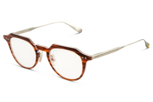 DTX419-A-02 Chestnut Swirl - Antique Silver with Clear Lenses