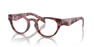 18N1O1 - Cognac Begonia Tortoise with Clear Lenses