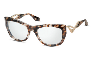 DTX438-A-03 Cream Tortoise with Clear Lenses