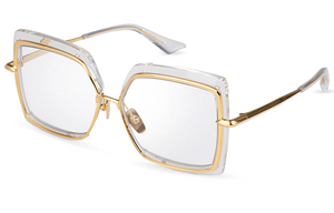 DTS503-58-04-Z Crystal Clear - Yellow Gold with Light Grey to Dark Grey Photochromatic Lenses