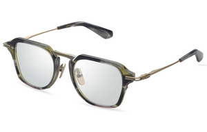 DTX413-A-02 Cyber Smoke - White Gold - Gold with Clear Lenses