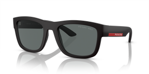 DG002G - Black Rubber with Dark Grey Polarized Lenses