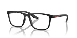 DG01O1 - Black Rubber with Clear Lenses