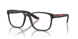 DG01O1 - Black Rubber with Clear Lenses