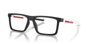 DG01O1 - Black ubber with Clear Lenses