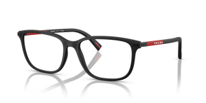 DG01O1 - Black Rubber with Clear Lenses